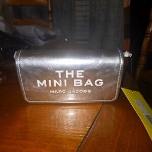 Brand New Marc Jacobs "The Mini bag" in silver